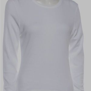 Anna Sui long sleeve white cotton shirt(M)